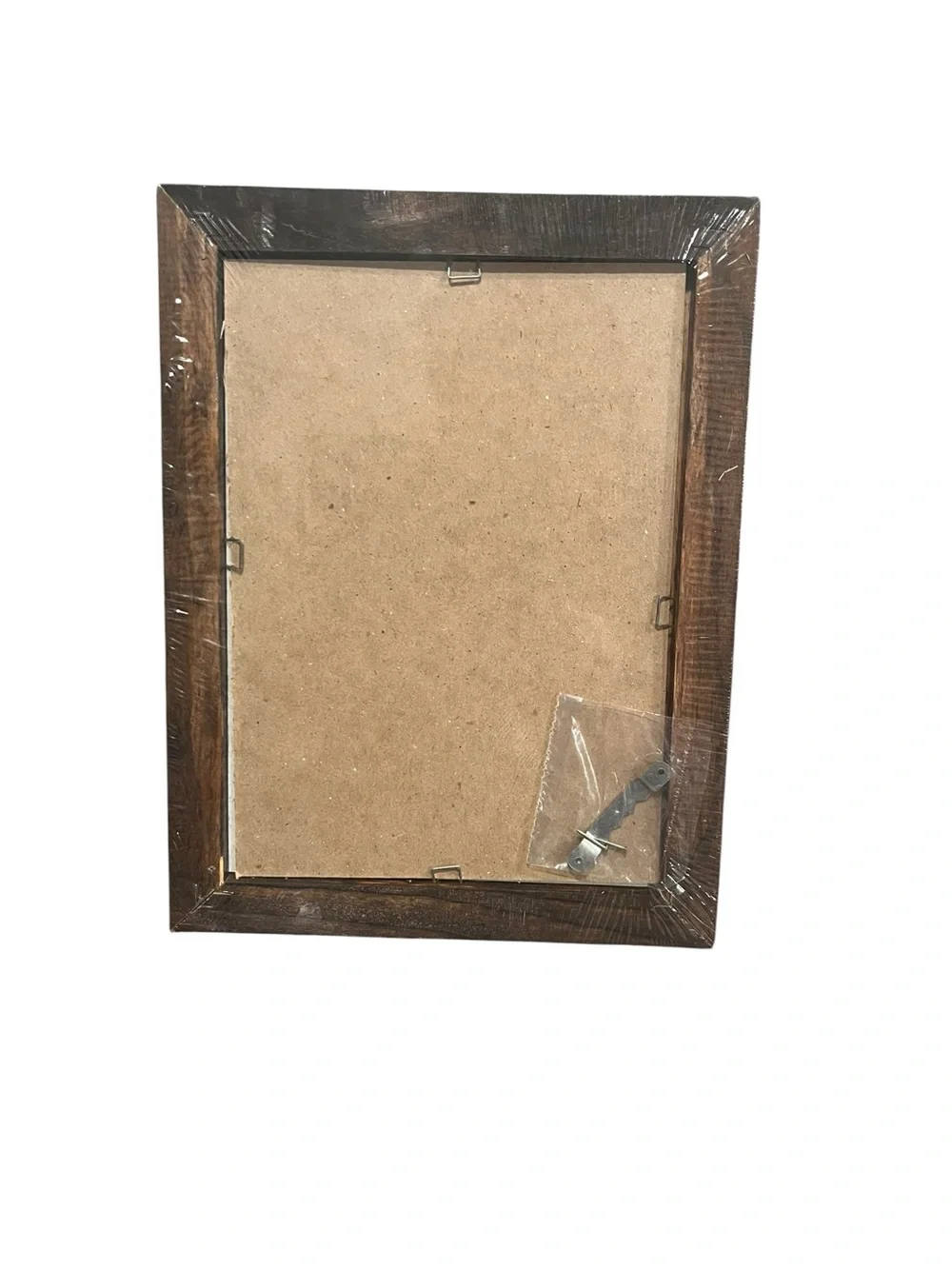 Vintage Solid Wood Photo Frame All Purpose Dark Wood 5”x7” Wall Mount Lot of 2